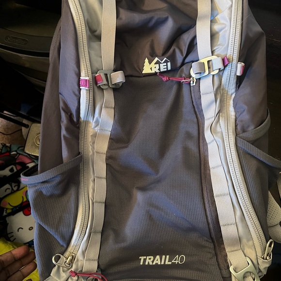 REI Gray and Purple Backpack with Modern Design and Durable Material - Picture 10 of 10